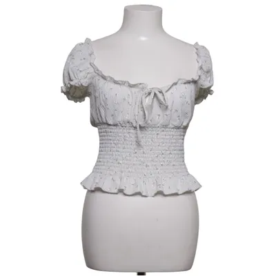 Crop top (Vert, Blanc) de Gina Tricot Élasthane, Polyester recyclé
