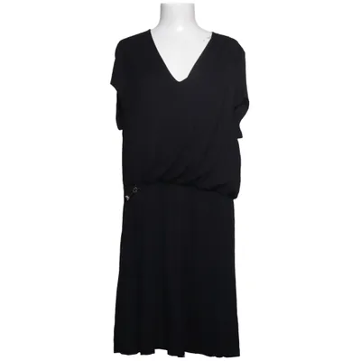 Robe (Noir) de Laura Clement Élasthane, Polyester, Viscose