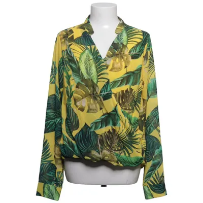 Blouse (Yellow, Green, Multicolored) from Loveli Elastane, Polyester, Viscose
