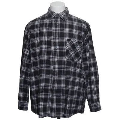 Flannel shirt (Black, White) from Worker Cotton