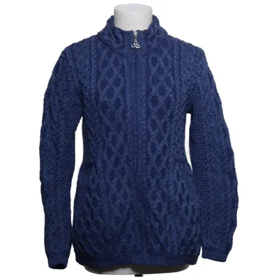 Cardigan (Blauw) van Arancrafts Merinowol