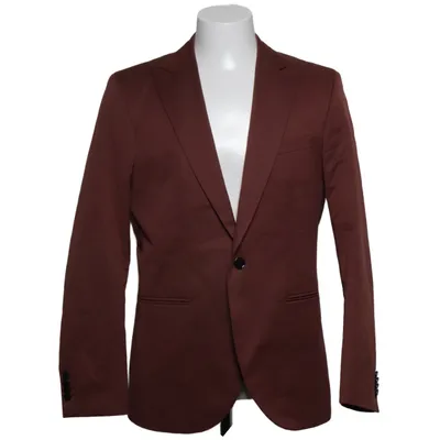 Kavaj (Brun) från H&M Man Bomull, Polyester