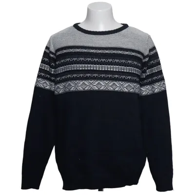 Sweater (Blå, Hvid, Grå) fra Livergy Akryl, Polyester, Uld