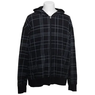 Hoodie (Black, White) from Haleman Cotton, Polyester