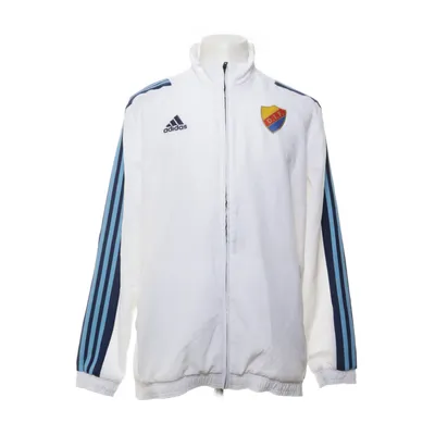 Träningsjacka (Vit, Blå) från Adidas Återvunnen polyester