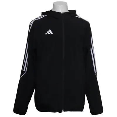 Sports jacket (Black, White) from Adidas Recycled polyester