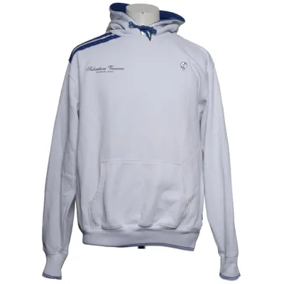 Capuchon sweater (Wit, Blauw) van Flexible Katoen, Polyester