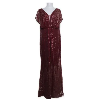 Cocktailklänning (Röd, Guldfärgad) från Unithorse Polyester