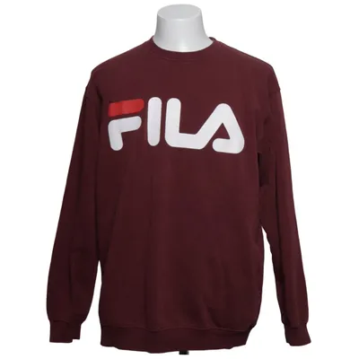 Sweatshirt (Red, Multicolored) from Fila Cotton, Polyester