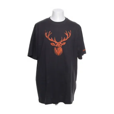 T-shirt (Grå, Orange) från Brokared Ekologisk bomull