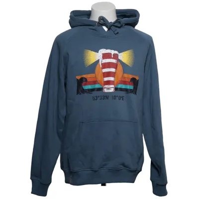 Kapuzenpullover (Blau) von Derbe Bio-Baumwolle, Recyceltes Polyester
