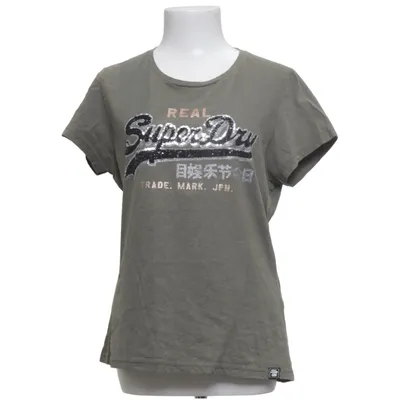 T-shirt (Grön) från Superdry Bomull, Polyester