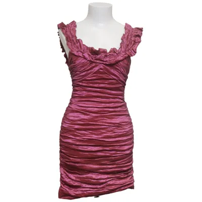 Cocktailklänning (Röd) från Bcbgmaxazria Bomull, Elastan, Metallfiber, Polyamid, Polyester, Silke