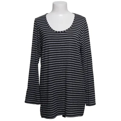 Långärmad t-shirt (Svart, Grå) från XLNT Woman Elastan, Polyester, Viskos