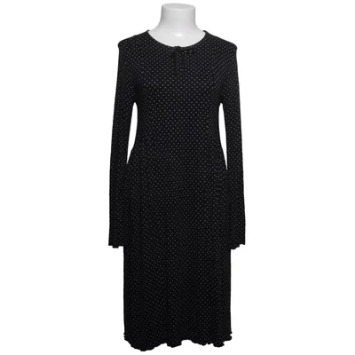 Jurk (Zwart, Wit) van Anno Elastaan, Viscose