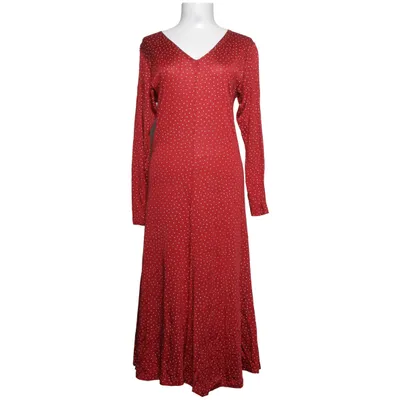 Robe longue (Rouge, Blanc) de Axén & Co Coton, Viscose