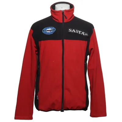 Fleece jacket (Red, Black) from Sasta
