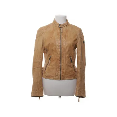 Läderjacka (Brun) från Gipsy Bomull, Polyester, Skinn