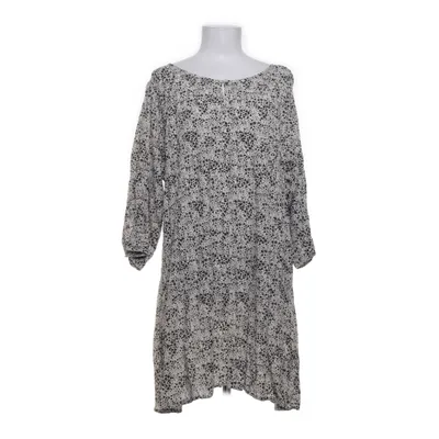 Klänning (Svart, Vit, Flerfärgad) från Zizzi Viskos