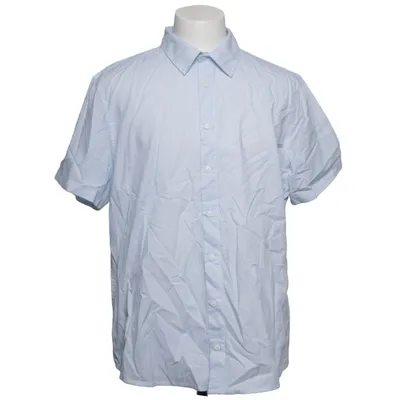 Chemise à manches courtes (Bleu, Blanc) de Angelo Litrico for C&A Coton