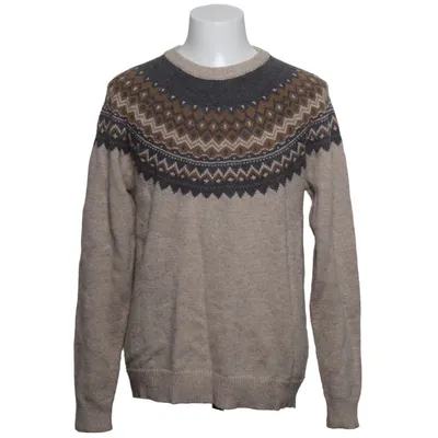 Sweater (Beige, Gray, Brown) from KappAhl Acrylic, Cotton, Polyamide, Polyester, Wool