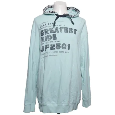 Capuchon sweater (Blauw) van Camp David Katoen