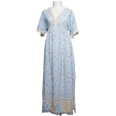 Maxikleid (Blau, Mehrfarbig) Viskose