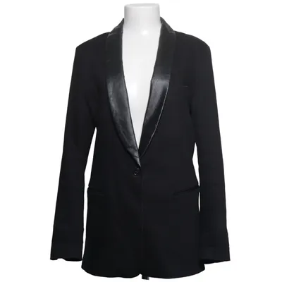 Tuxedo jacket (Black) from Closed Cotton, Elastane, Leather, Viscose