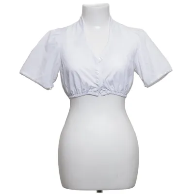 Dirndl blouse (Wit) van Country Line Katoen, Polyester