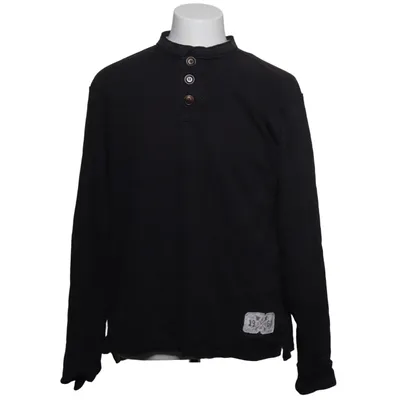 T-shirt manches longues (Noir) de Dressmann Coton