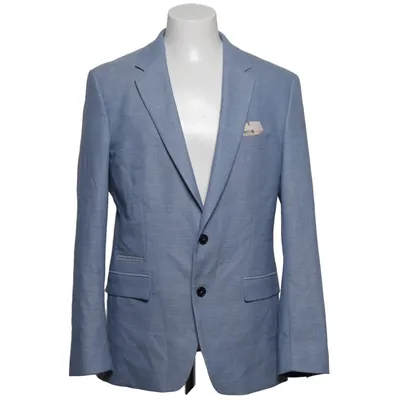 Blazer (Bleu) de Zara Coton, Polyester