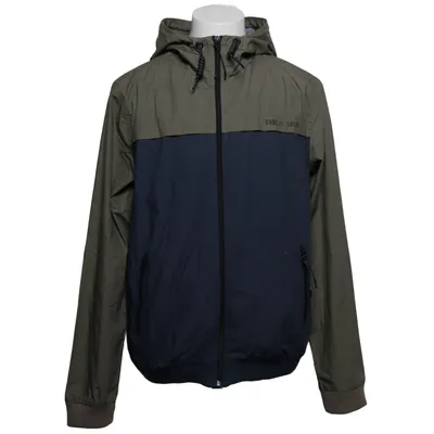 Rain jacket (Green, Blue, Multicolored) from Sublevel Cotton, Elastane, Polyester