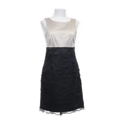 Robe de cocktail (Beige, Noir) de VILA Clothes Coton, Élasthane, Polyester