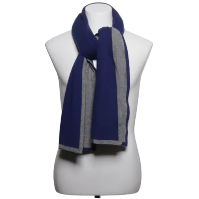 Scarf (Blue, Gray) from Le Bazaar Cashmere