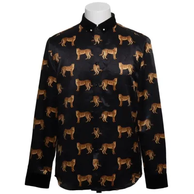 Shirt (Zwart, Geel, Bruin) van Corona Katoen