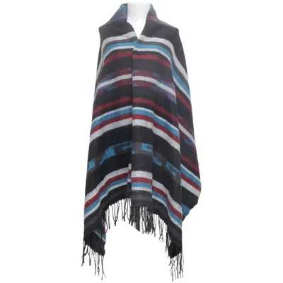 Poncho (Noir, Multicolore) de Forever 21 Acrylique, Polyester
