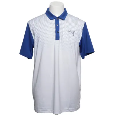 Poloshirt (Wit, Blauw) van Puma Golf Elastaan, Polyester