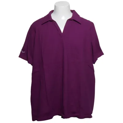 Poloshirt (Lila) van Trigema Katoen