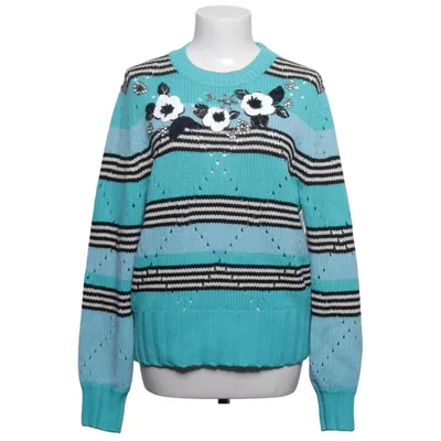 Sweater (Blå, Sort, Hvid) fra Escada Kashmir, Uld