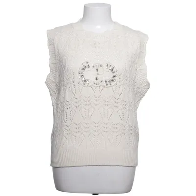 Pull sans manches (Blanc) de Atelier Evène Acrylique, Laine
