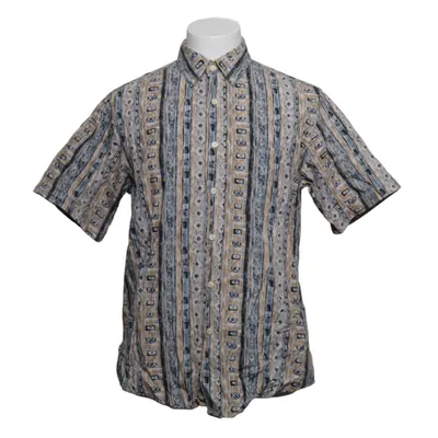 Korte mouwen shirt (Blauw, Beige, Meerkleurig) van David Taylor Katoen