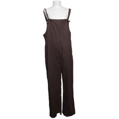 Hängselbyxor (Brun) från Tang Jing Rui Bomull, Hampa, Polyester