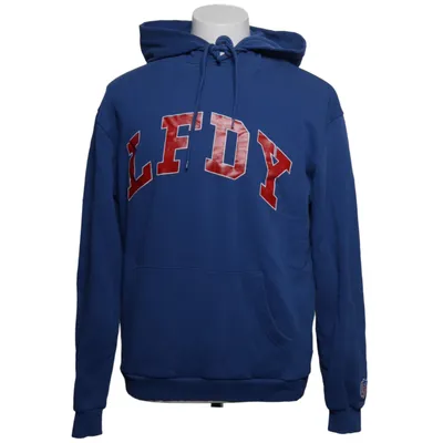 Capuchon sweater (Blauw, Rood) van Lfdy Katoen, Polyester