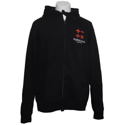 Capuchon sweater (Zwart) van Russell Katoen, Polyester