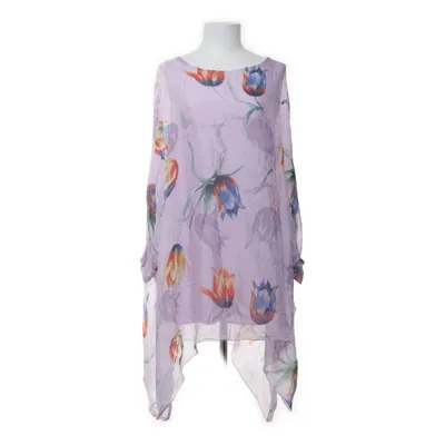 Tuniek (Lila) van Made in italy Elastaan, Zijde, Viscose