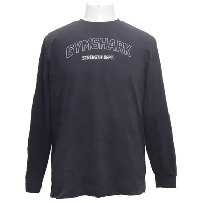 Lange mouwen shirt (Zwart) van Gymshark Katoen
