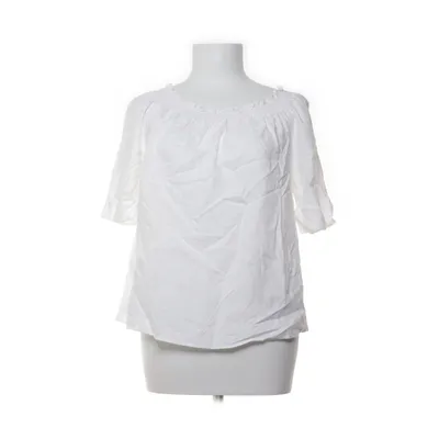 Top (White) from Cream Linen, Viscose