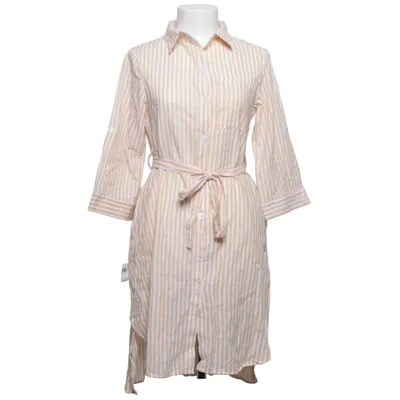 Skjortklänning (Gul, Vit) från Big Fashion