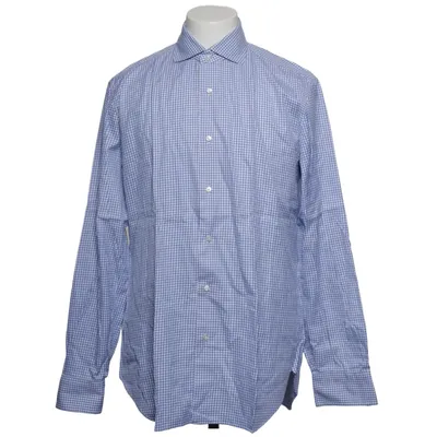 Chemise (Bleu, Blanc) de Barba Coton