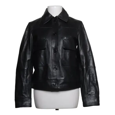 Lederjacke (Schwarz) von Maison 123 Baumwolle, Leder
